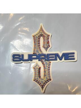 Supreme S Graffiti Skateboard Sticker Logo